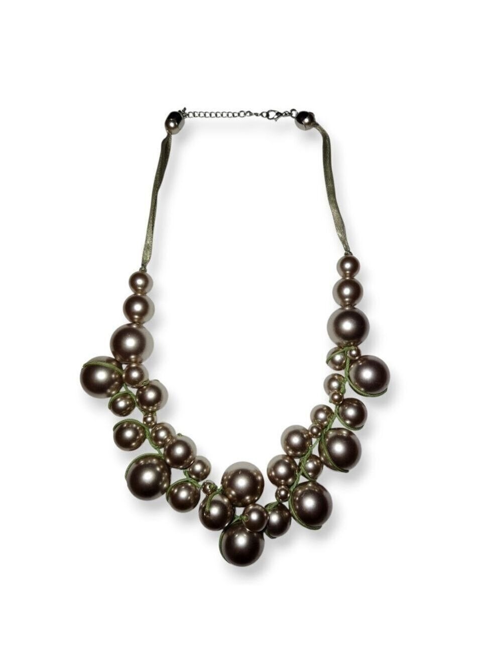 Vintage Y2K Pearl Cluster Neacklace